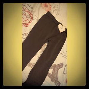 Brown leggings thick and super warm and comfy!
